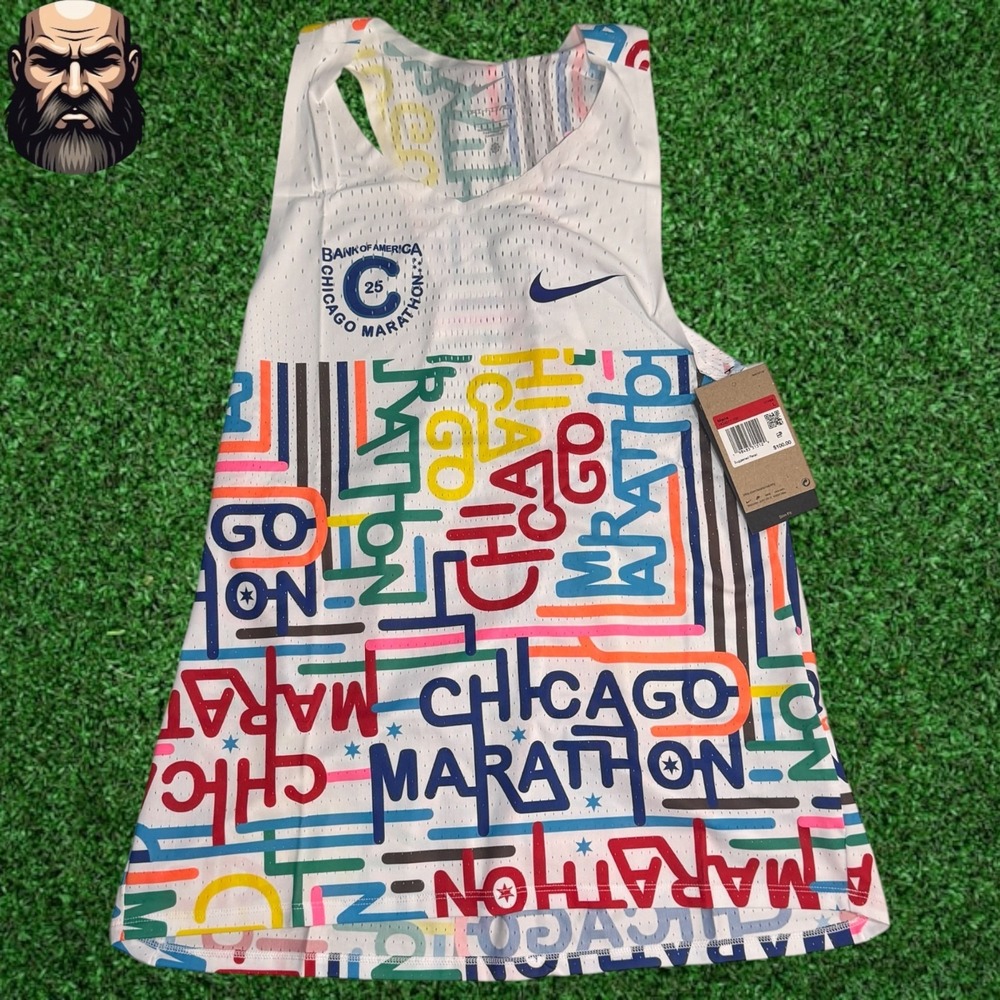 Nike Aeroswift Chicago Marathon 2025 Running Singlet HQ4277-100 Men's Size L